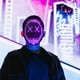 thumbnail image 3 of Máscara Led Con Detección De Gestos Iluminación Que Transforma La Tapa Facial Para Halloween Navidad Cosplay Y Fiestas De Cumpleaños, 3 of 3
