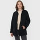 thumbnail image 3 of Chaqueta Mujer Polar Larga Negro Corona, 3 of 5