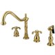 thumbnail image 1 of Grifo Kingston Brass French Country KB1792TXBS latón pulido, 1 of 3