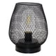 thumbnail image 3 of Lámpara De Mesa Con Forma De Jaula De Hierro, Luz, Mesita De Noche, Dormitorio, Hogar, Café, Decoración, Negro, 3 of 3