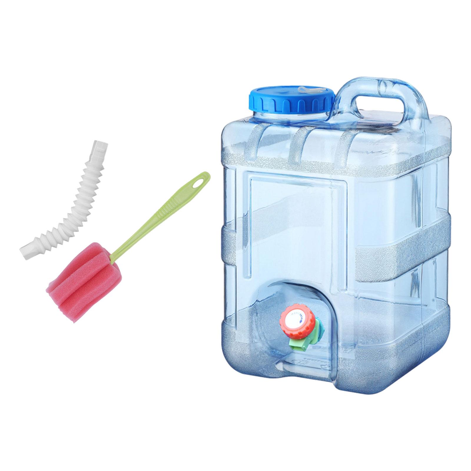 Magideal - Contenedor De Agua Con Tanque De Agua Con Espita, Contenedor De Agua Potable De 10L De Espesor, Cubo De Almacenamiento De Agua Para Conducir, Acampar Con Manguera