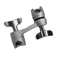 Magideal - Abrazadera Para Platillos De Batería, Accesorio De Percusión, Fácil De Instalar, Abrazadera De Dos Vías, Hardware Liviano, Abrazadera De Montaje De Pe