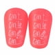 thumbnail image 3 of 2 Uds Mini Espinilleras De Fútbol Protección De Piernas Para Deportes Al Aire Libre Juego De Fútbol Rosa 8cm X 5cm, 3 of 3