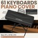 thumbnail image 2 of Cubierta antipolvo para teclado de piano eléctrico FOLU 61/88 teclas, 2 of 5