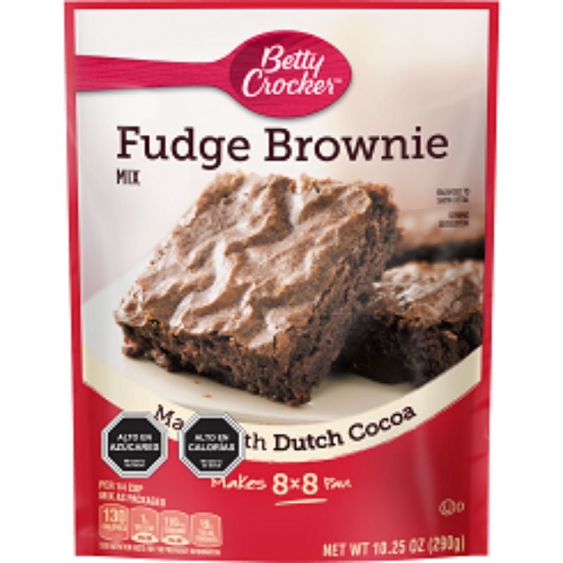 Premezcla Para Brownie Fudge Brownie Dulce Bolsa 290 g Betty Crocker