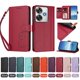 thumbnail image 4 of Funda Cartera Trébol para Xiaomi Poco F6 con Ranuras Tarjetas y Carga Inalámbrica Rojo, 4 of 6
