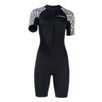 Ioensy - Traje De Neopreno Shorty Traje De Baño Térmico De 3 Mm Para Pesca Submarina Nadar Snorkel Mujer L