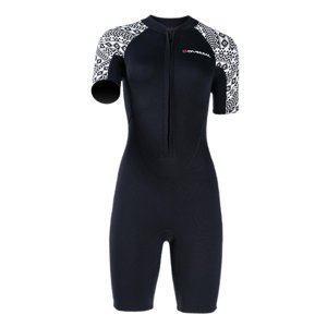 Ioensy - Traje De Neopreno Shorty Traje De Baño Térmico De 3 Mm Para Pesca Submarina Nadar Snorkel Mujer L