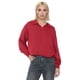 thumbnail image 1 of Sweater Mujer Cuello Polo Bicolor Rojo Corona, 1 of 5