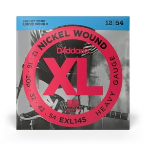 Set De Cuerdas Guitarra Eléctrica 12-54 Exl145 Daddario