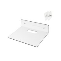 Magideal - Estante De Exhibición De Pared, Estante Colgante De Pared, Estante Flotante De Acrílico, Estante De Almacenamiento Decorativo, Organizador, Fácil Inst 20 Centímetros