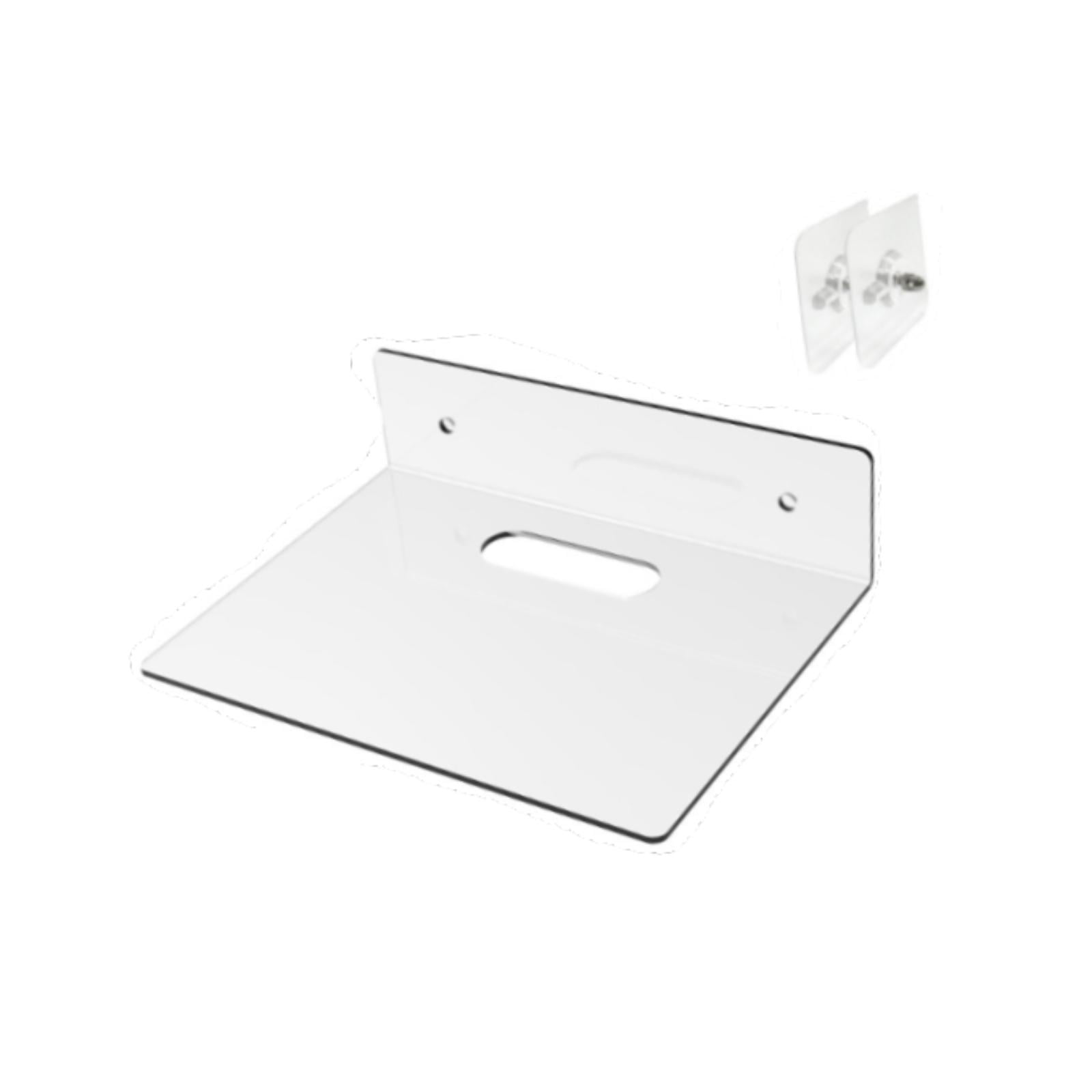 Magideal - Estante De Exhibición De Pared, Estante Colgante De Pared, Estante Flotante De Acrílico, Estante De Almacenamiento Decorativo, Organizador, Fácil Inst 20 Centímetros