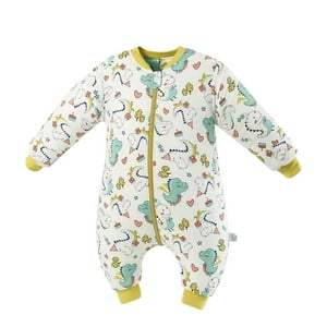 Kivara - Saquito De Dormir Bebe Pijama Con Pie Tog 1.5 Saco Dormir Amarillo M