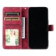 thumbnail image 2 of Funda Cartera para iPhone 14 Pro Max Tapa con Ranuras, Soporte y Correa Rojo, 2 of 5