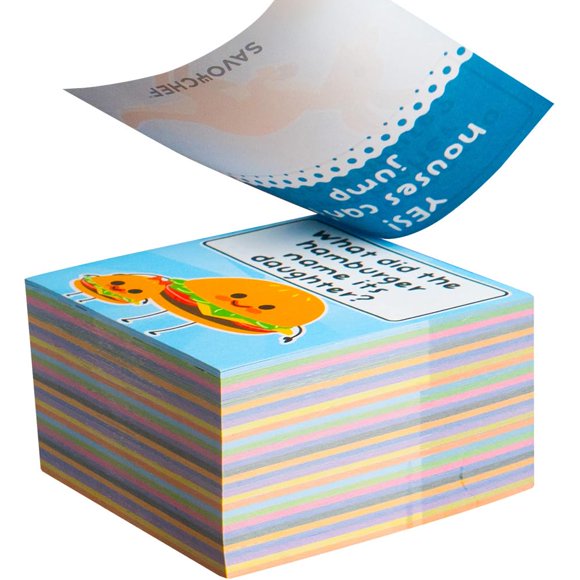 Joke Notes Savoychef 450 para niños con mensajes inspiradores