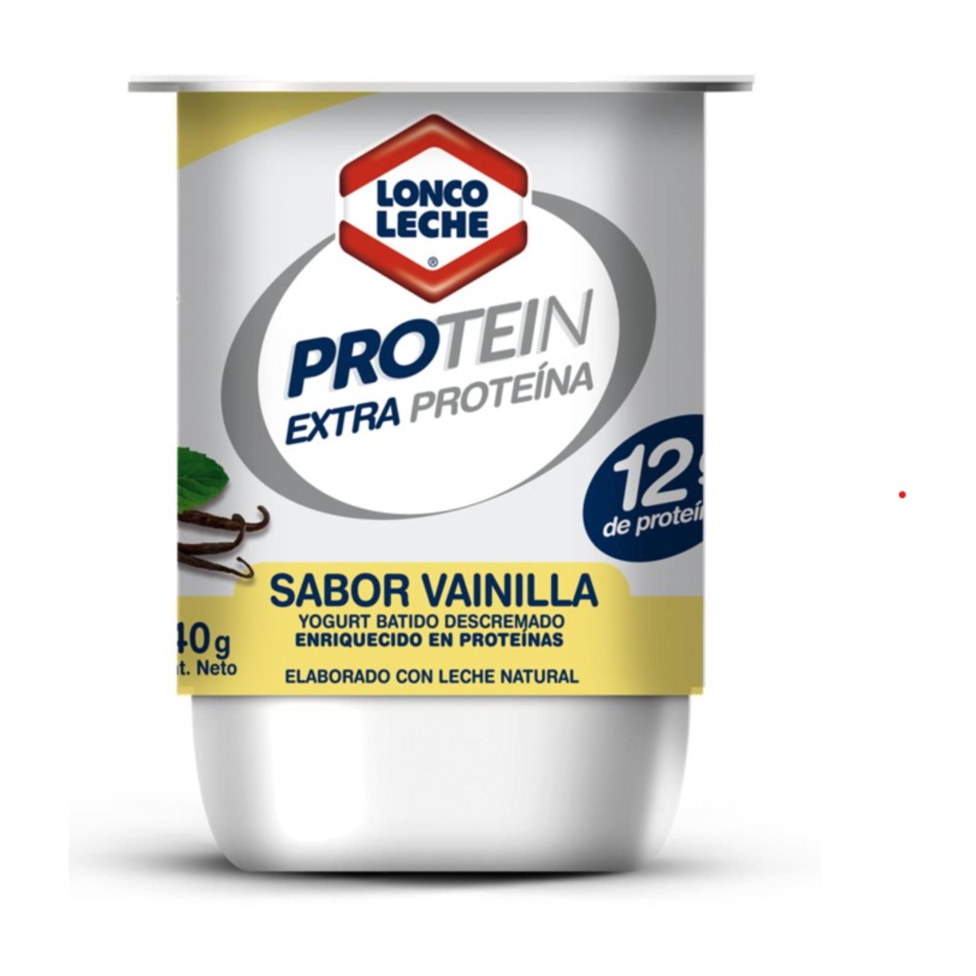 Yoghurt Proteína Sabor Vainilla Pote 140 g Loncoleche