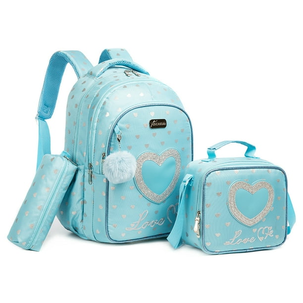 New Backpacks for Students School Bags for Girls Large Capacity Backpack with Lunch Bag Pencil Bag Mochila Infantil Menina 2023