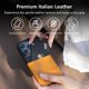 thumbnail image 2 of Funda tipo cartera con tarjetero de cuero alto compatible con iPhone 16 Pro Max, 2 of 9