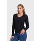 thumbnail image 2 of Polera Mujer Rib Camman Negro, 2 of 4