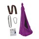 thumbnail image 4 of Hamaca Para Ni?os Columpio Colgante Suave Y Duradero Para Yoga Al Aire Libre Violeta Y M, 4 of 5