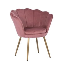 Vitelio - Poltrona Concha-Flor Rosa Palo