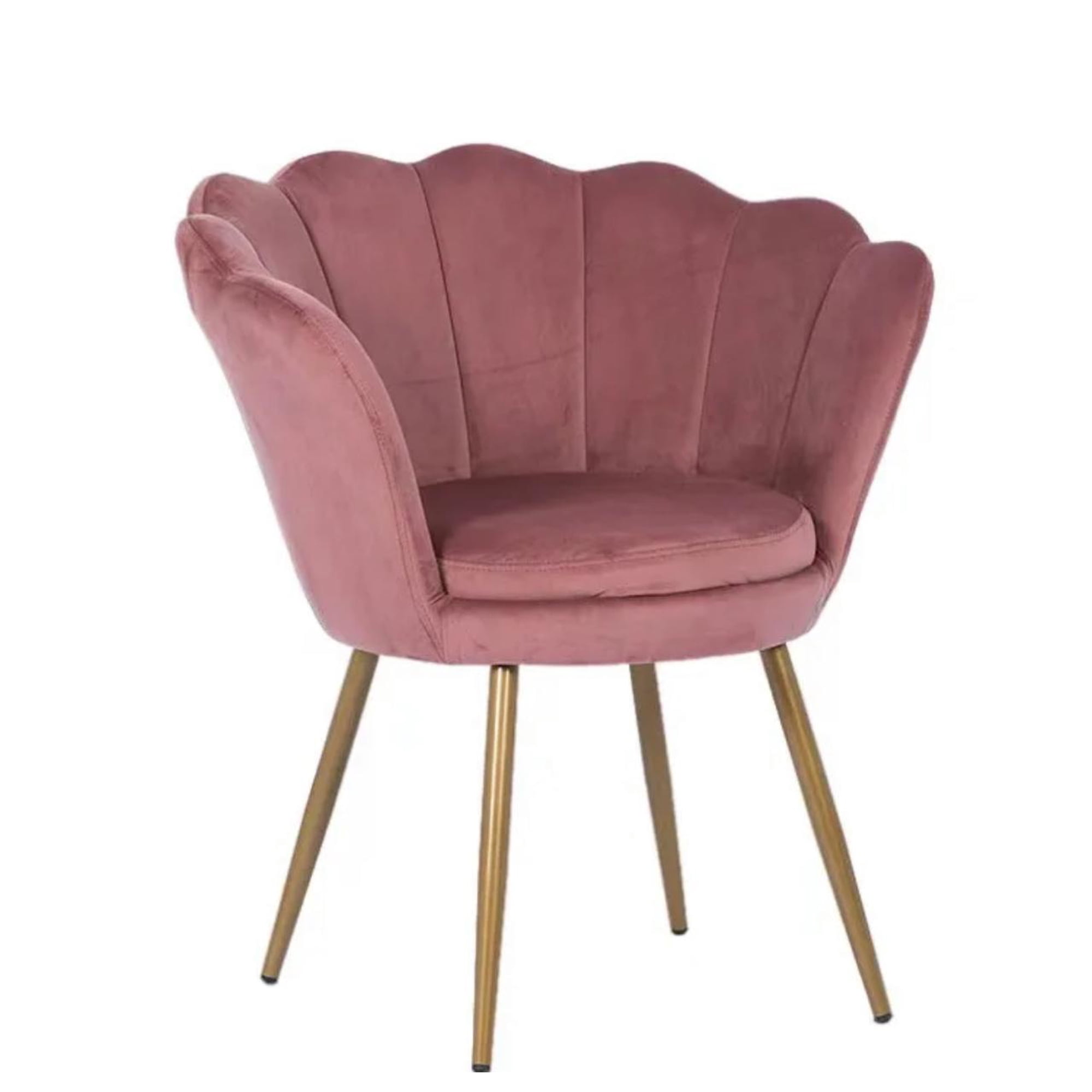 Vitelio - Poltrona Concha-flor Rosa Palo