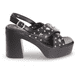 thumbnail image 2 of Sandalia Tacón Negro Vía Franca, 2 of 5