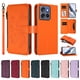 thumbnail image 3 of Funda Cartera Mariposa para [Motorola Edge 50 Neo 5G] con Soporte y Cremallera Naranja, 3 of 6