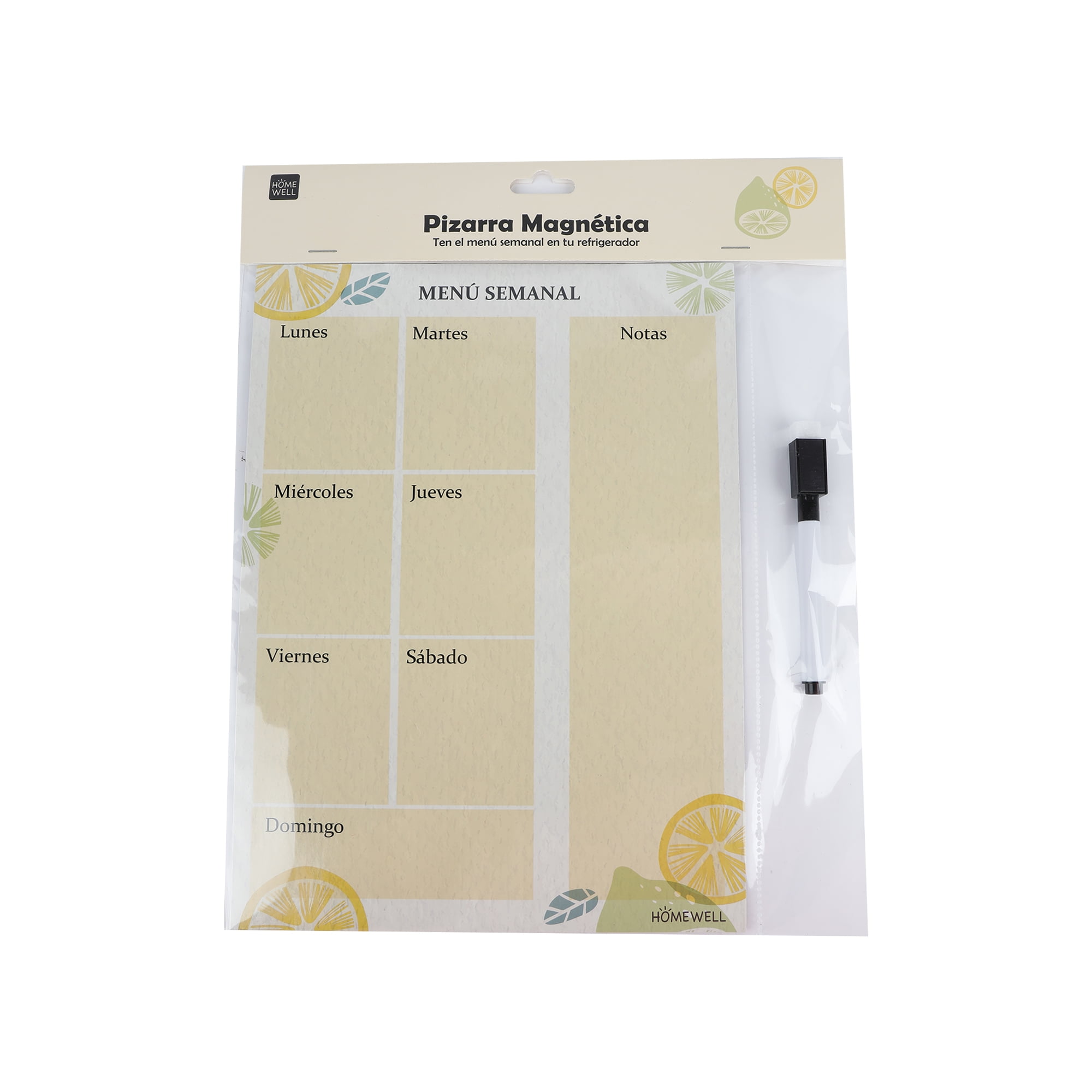 Homewell - Pizarra Magnetica Para Refrigerador 21*28.5cm