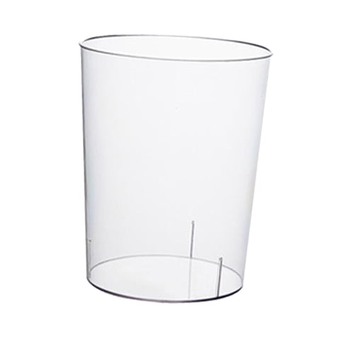 Magideal - Bote De Basura Moderno Bote De Basura Transparente Para Escritorio Papelera Papelera Papelera Cubo De Basura Plástico Redondo Para Habitación De Niños 19Cmx21.5Cm