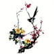 thumbnail image 2 of 1 Sheet Temporary Tattoo Sticker, Chinese Style Plum Blossom Birds Ink Painting Pattern Body Arm Art Fake Tattoo For Adults, Waterproof Lasting 2-5 Days, 2 of 2