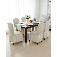 Mylhogar - Pack De 6 Fundas Protectoras Para Sillas Tejido 3D