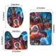 thumbnail image 3 of Juego de 3 Alfombras de Baño de Terciopelo Coral Desmarcar, 3 of 6