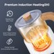 thumbnail image 3 of Espumador de Leche AMZCHEF 600 ml 8‑en‑1 550 W Blanco, 3 of 8
