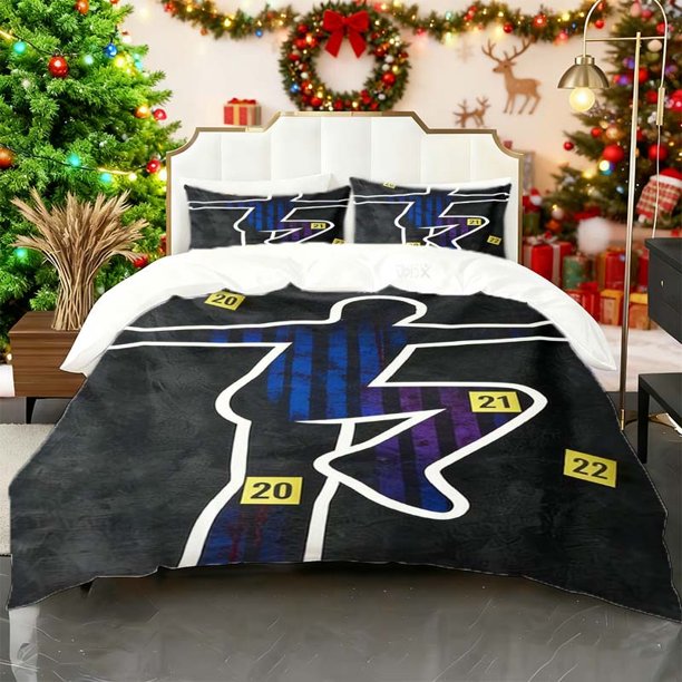 Crime Scene Body Art Print Duvet Cover Set Bedding Duvet Cover Pillowcase Set Soft Comfortable Suitable for Home And Bedroom Guest