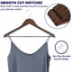 thumbnail image 3 of Perchas para ropa de madera maciza Amber Home de madera maciza, paquete de 20, 3 of 7
