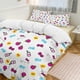 thumbnail image 1 of Milk Bow Tie Hello Kitty Comforter Set Soft 3 Pcs Twin Bedding Sets Thicken for All Season, 1 of 5