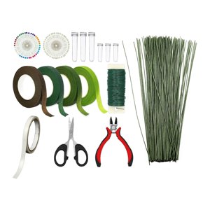 Bothyi - Kit De Arreglos Florales Pinza Cortadora De Alambre Cintas Florales Alambre De Tallo Cintas Florales