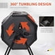 thumbnail image 4 of Cubo de abono giratorio Outsunny, 160 L, doble cámara para exteriores, 4 of 9
