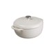 thumbnail image 1 of Dutch Oven Lodge de hierro fundido esmaltado de 7.5 cuartos de galón, color blanco ostra, 1 of 7