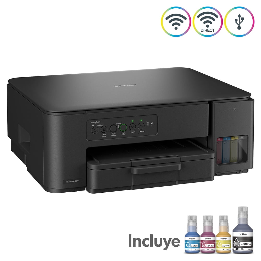 Brother DCP-T430W Negro, foto 4
