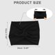 thumbnail image 4 of Bargains Únicos 2 piezas de diademas anchas con nudo torcido, diademas elásticas antideslizantes para mujeres para deportes, negro, 4 of 7