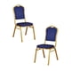 thumbnail image 1 of Pack 2 Silla Tapizada Eventos Fiestas Conferencias Comedor - Azul Marino, 1 of 5
