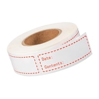 Magideal - Etiquetas Adhesivas De Papel Para Almacenamiento De Alimentos , Rojo