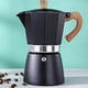 thumbnail image 4 of Cafetera Italiana 6 Tazas (300 ml) Aluminio Negra Moka, 4 of 10