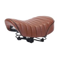 Magideal - Cojín Ancho Para Asiento De Bicicleta, Sillín De Bicicleta, Cómodo Sillín De Látex, Repuesto Transpirable Para Bicicleta, Acolchado Suave, Para Deport Marrón