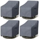 thumbnail image 1 of Funda para silla de exterior Dalema, paquete de 4, impermeable, gris, 1 of 9