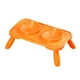 thumbnail image 5 of Cuencos Dobles Para Perros Cuencos De Comida Y Agua Comedero Para Mascotas Cuencos De Comida Para Gatos Para Perros Naranja, 5 of 5