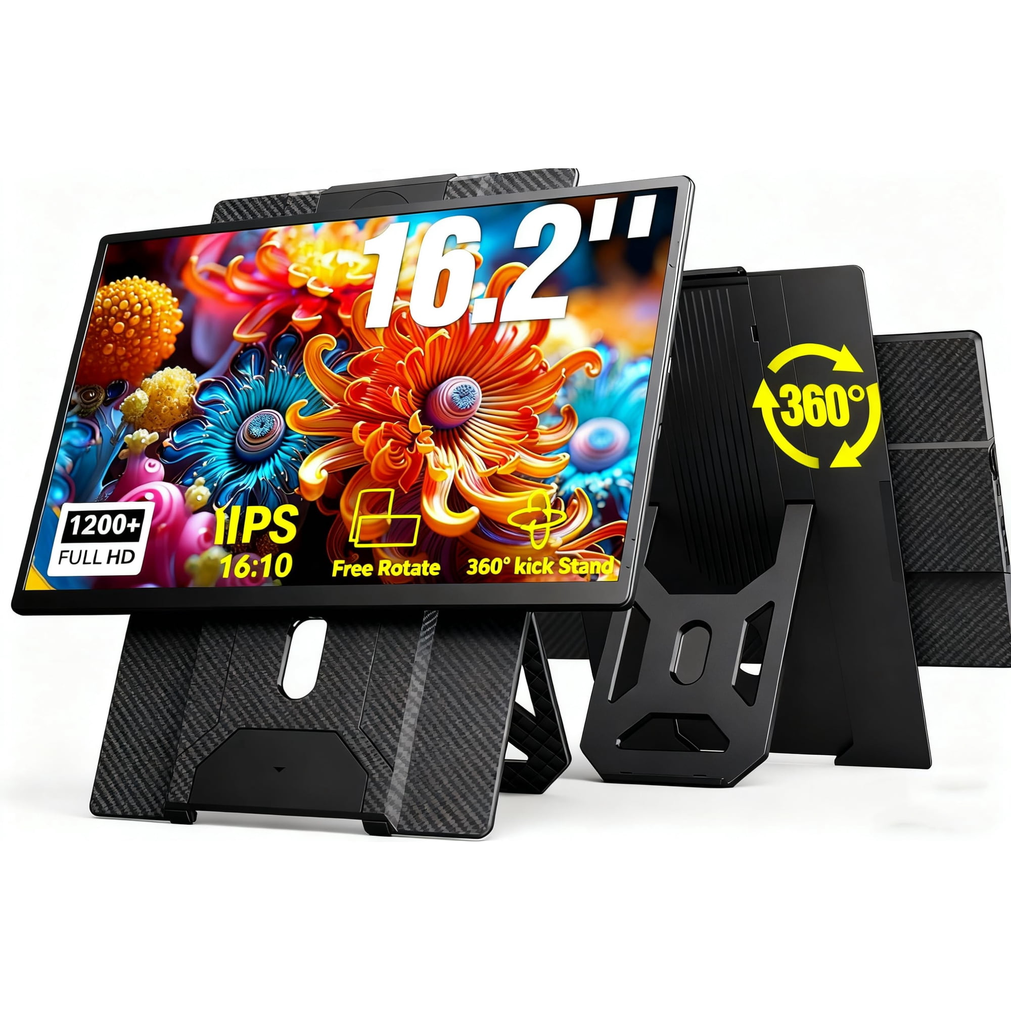 Monitor Portátil Extensible Para Laptop Apildella 16.2'' 1200p Hdr