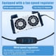 thumbnail image 3 of Ventilador de enfriamiento para acuario, enfriador de agua para acuario, enfriadores para acuario, ventilador de enfriamiento para acuario de 24 cabezales, enfriadores para acuario con velocidad del v, 3 of 7